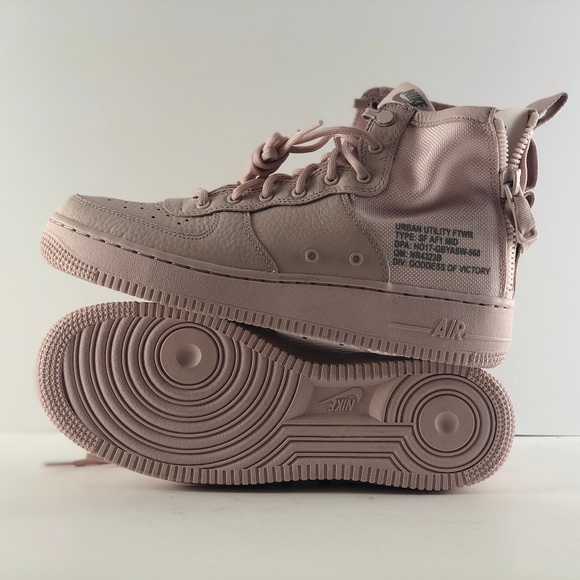 nike sf air force 1 mid silt red
